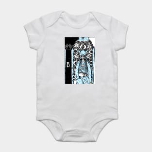 Modern Tarot - 2 The High Priestess Baby Bodysuit